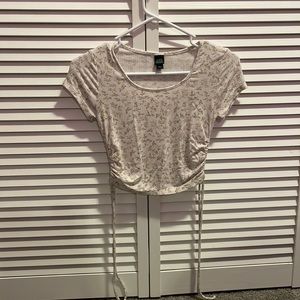 wild fable, floral, crop top